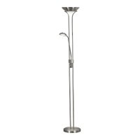 Searchlight Led Mother & Child Floor Lamp Satin Silver