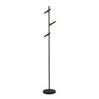 Searchlight Wands 3 Light Led Floor Lamp Black