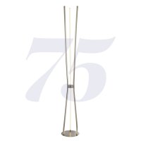 Searchlight Tripod Led 3 Light Floor Lamp Satin Nickel