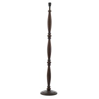 Dar Hayward Floor Lamp Dark Wood - (Base Only)