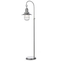 Dar Terrace Floor Lamp Antique Chrome