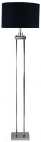 Pacific Lifestyle Langston Nickel Metal Column Floor Lamp