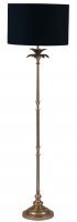 Pacific Lifestyle Trafalgar Gold Metal Palm Tree Floor Lamp