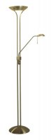 Dar Montana Floor Lamp Antique Brass