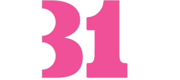 The number "31" is displayed in large, pink, bold font, reminiscent of a popular ice cream franchise.