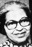 American civil rights activist Rosa Parks, whose refusal to give up her seat for a white man was the catalyst for the Montgomery bus boycott