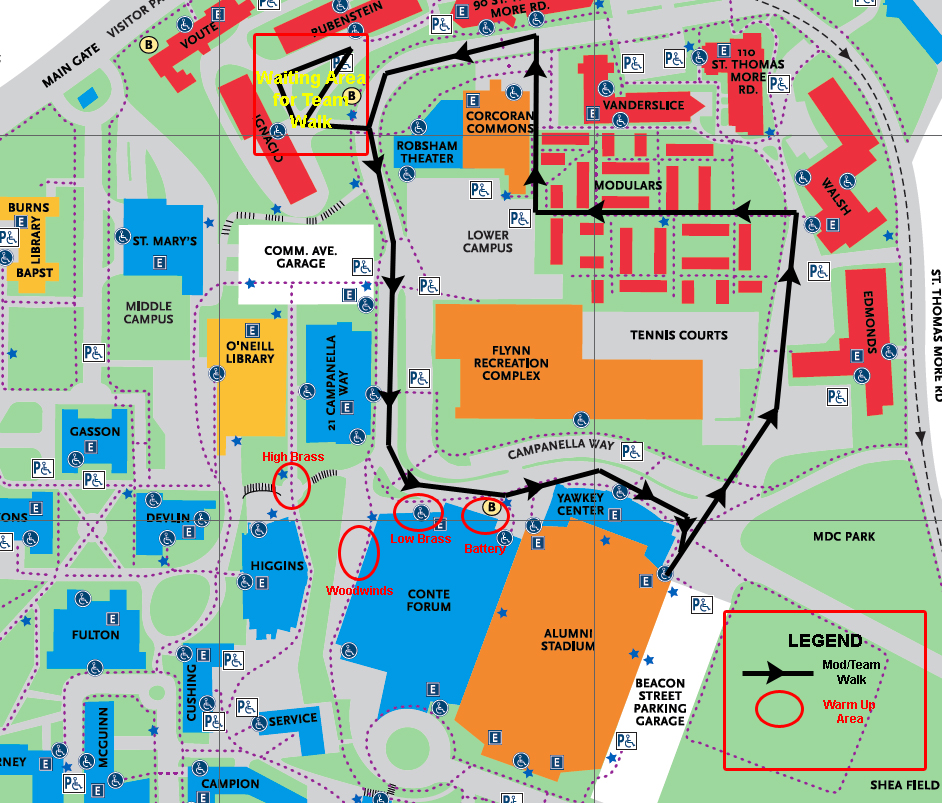 Boston College Campus Map - United States Map