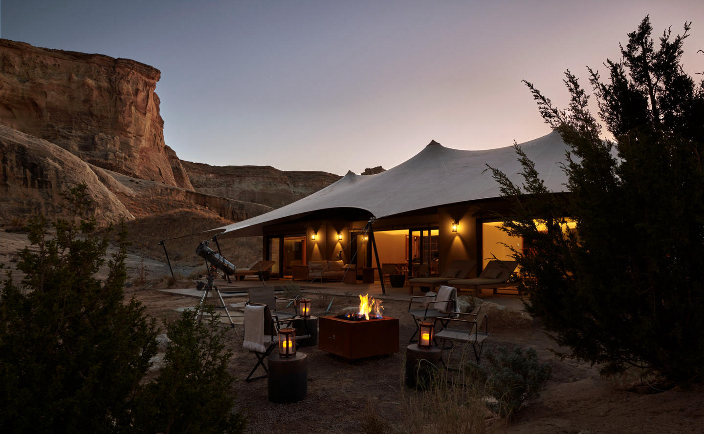 Amangiri Tented Pavilion: A Desert Oasis of Peace and Elegance