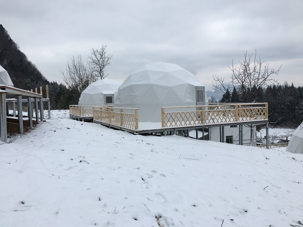 6M Geodesic Dome Roof  Villas | Outdoor Dome Canopy Shelter - Sichuan, China