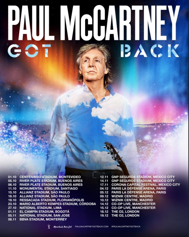 Paul McCartney – Got Back tour (2024)