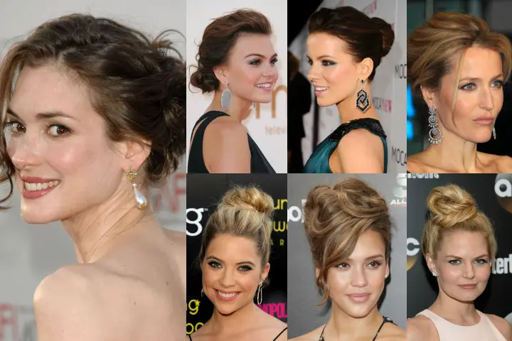 updo for thin hair