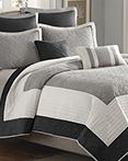 Attingham Black Coverlet by Madison Park