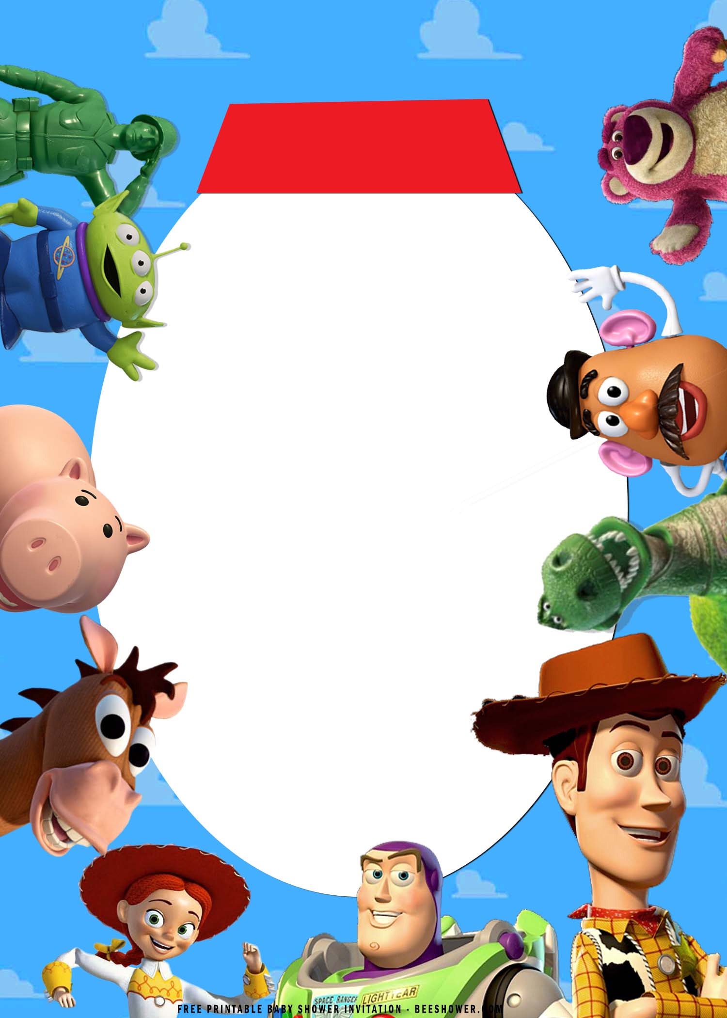 Toy Story Birthday Invitations Template Free