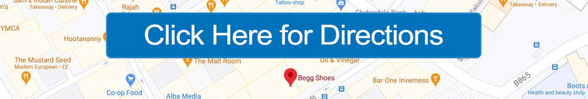 Get Directions for Begg Shoes Union Street Inverness