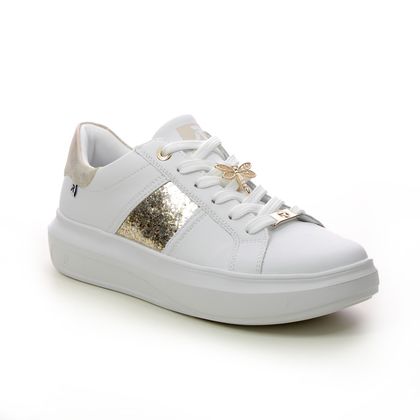 Rieker Trainers - White Gold - W1202-82 LAGGAN EVO