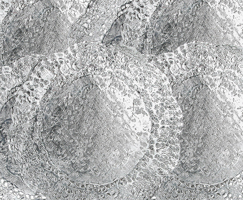 >Paper Doilies 50pk - Silver 190mm