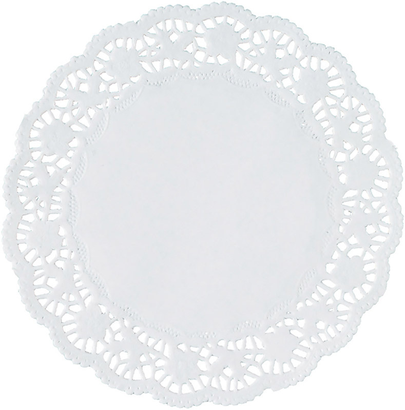 Doilies White Round 250pk - 140mm