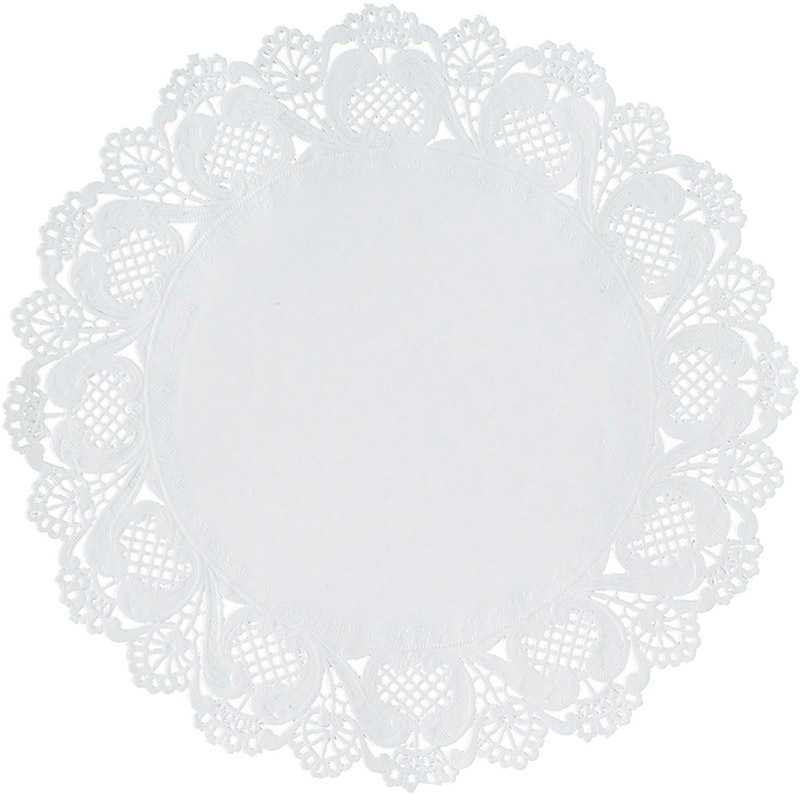 Doilies White Round 250pk - 190mm