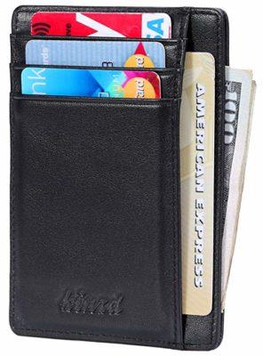 Best Overall: Kinzd Slim Wallet RFID Front Pocket Wallet