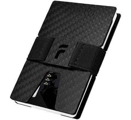 Best Minimalist: Fidelo Carbon Fiber Credit Card Holder Wallet