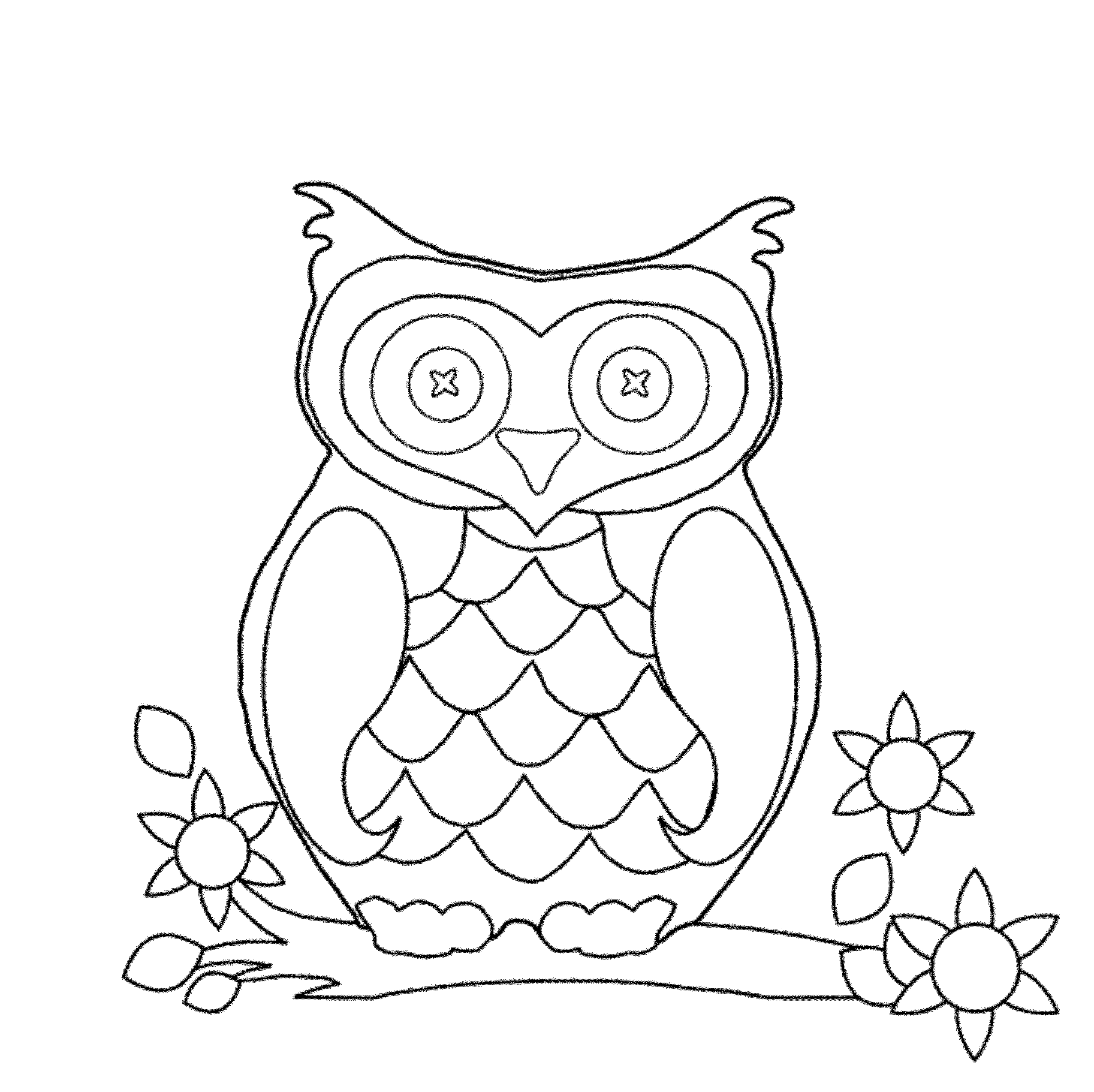 Owl Coloring Pages Printable