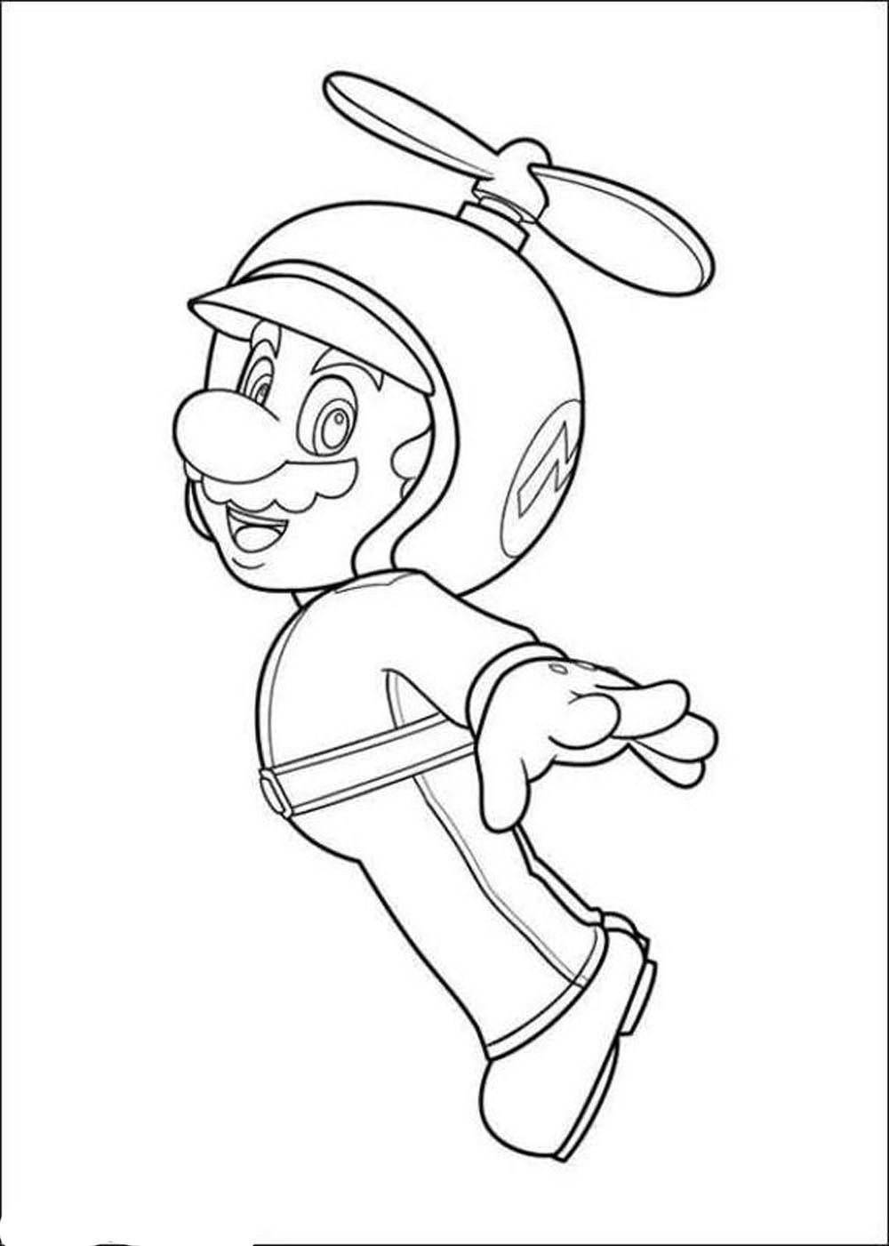 Super Mario Coloring Pages Printable - Customize and Print