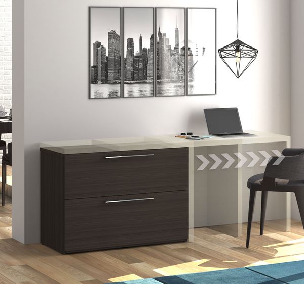 Open sliding desk