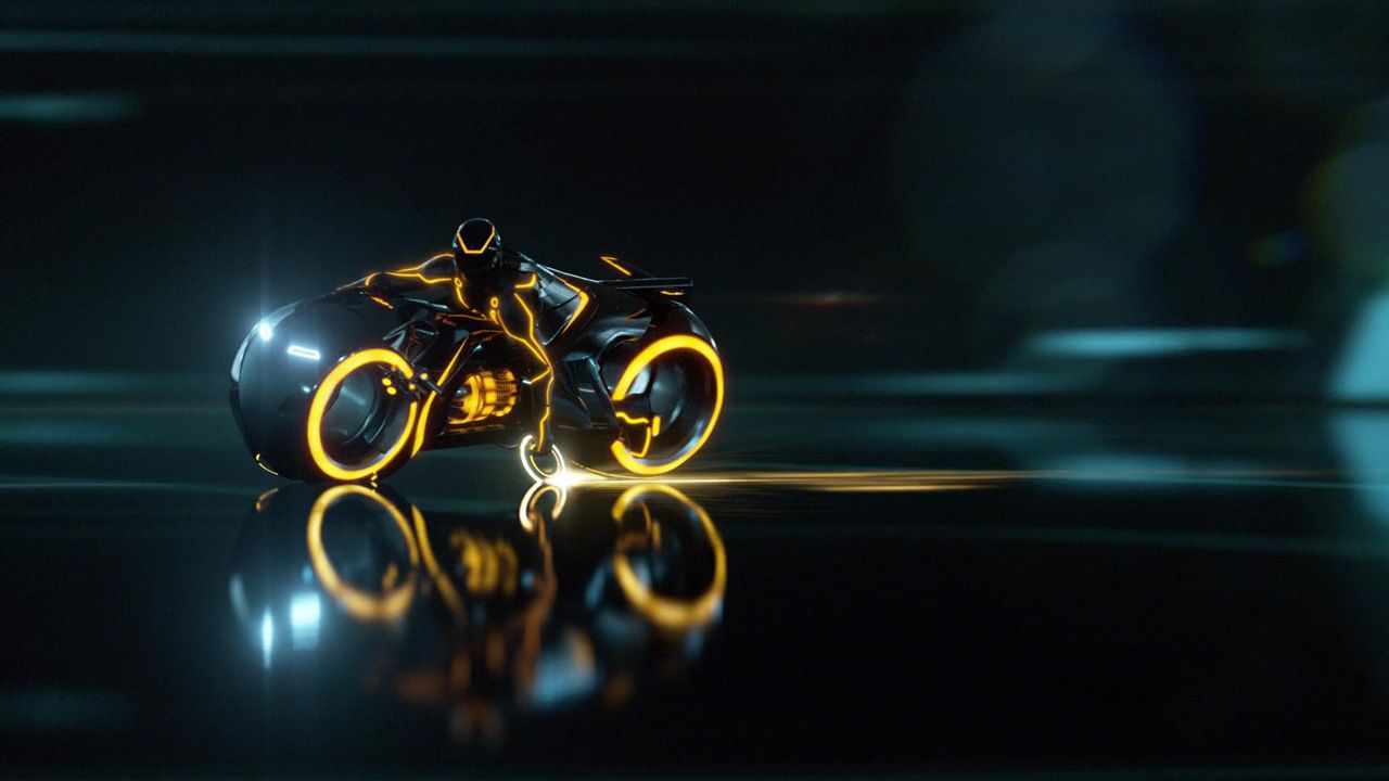 Clu's Lightcycle from TRON: Legacy