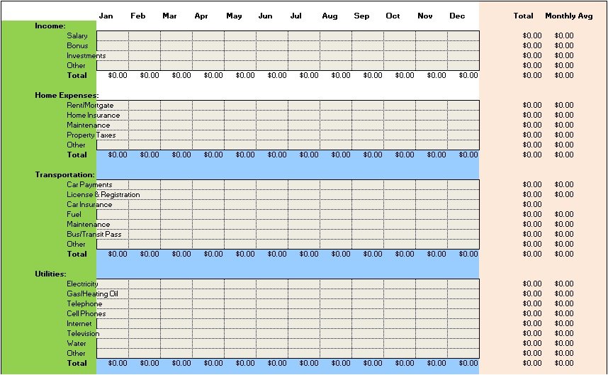 Savings Goal Tracker Excel Template