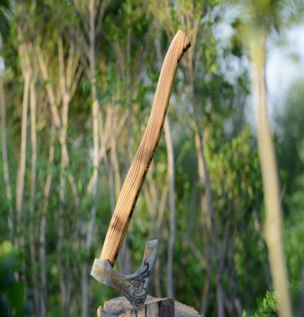 CARBON STEEL THROWING HUNTING AXE