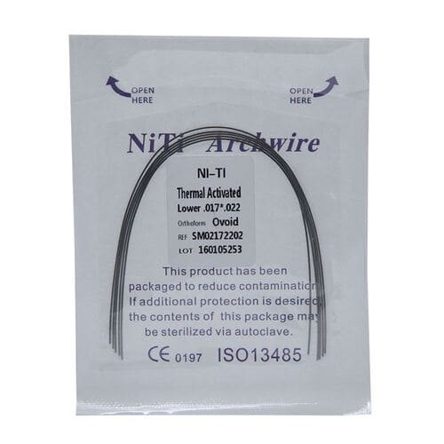 Orthodontic Appliances Wires Niti Heated-Activated Archwires