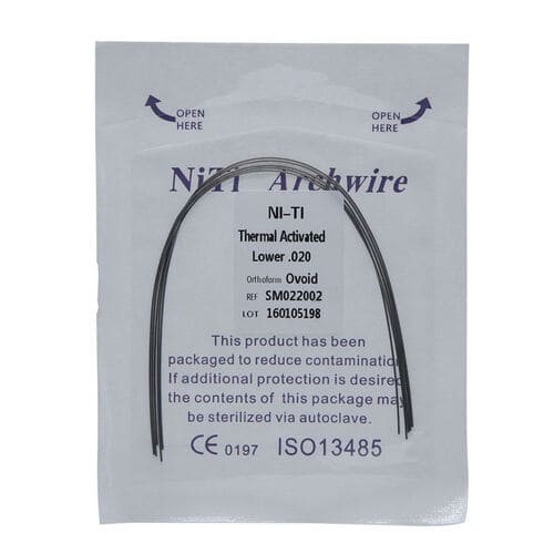 Orthodontic Appliances Wires Niti Heated-Activated Archwires