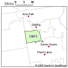 Sebring Florida Zip Code Map - United States Map