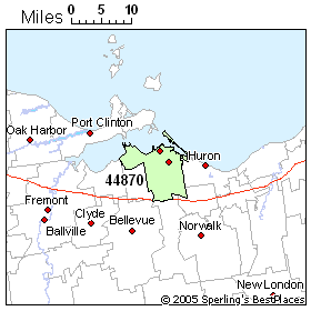 Sandusky (zip 44870), Ohio Cost of Living