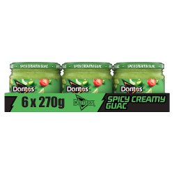 Doritos Gaucamole Sharing Dip Tray 6X270g