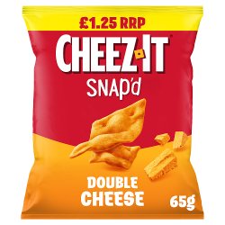 Cheez-It Double Cheese Thin & Crispy Baked Snacks 16 x 65g PMP £1.25