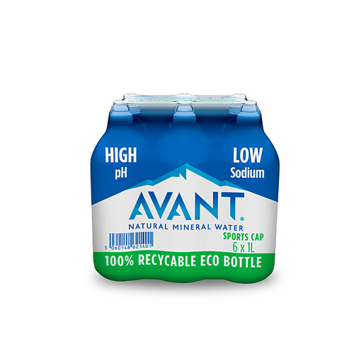 Avant Natural Mineral Water Sportscap 1Ltr