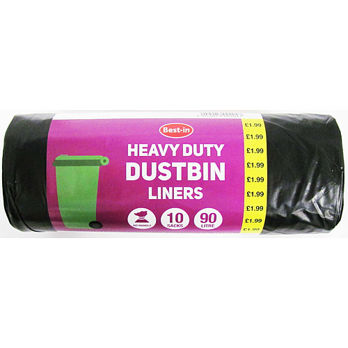 Bestin Heavy Duty Dustbin Liner PM £1.99