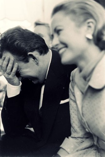 Prince Rainier & Princess Grace laughing