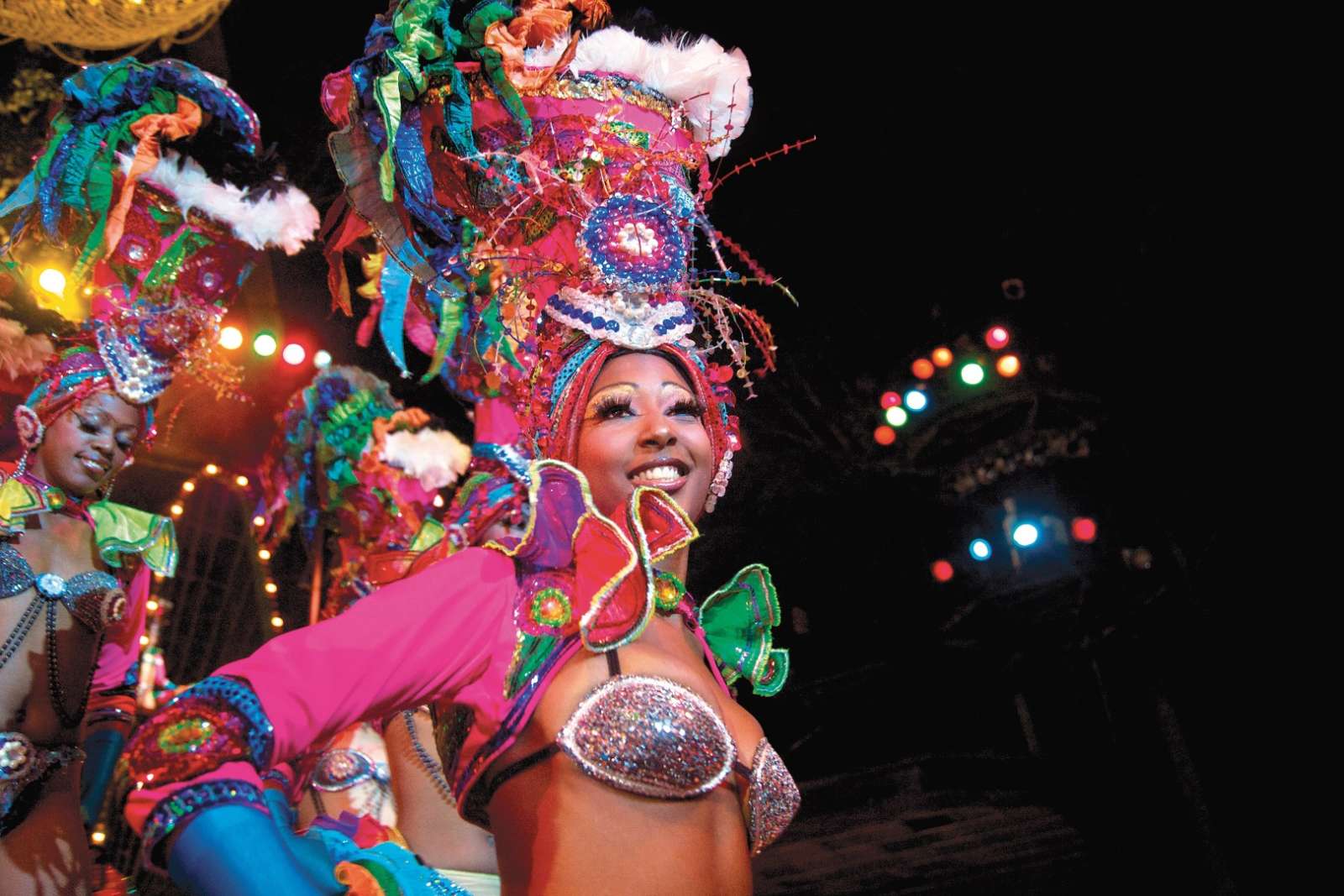 A dancer at the Tropicana cabaret in Havana, Cuba