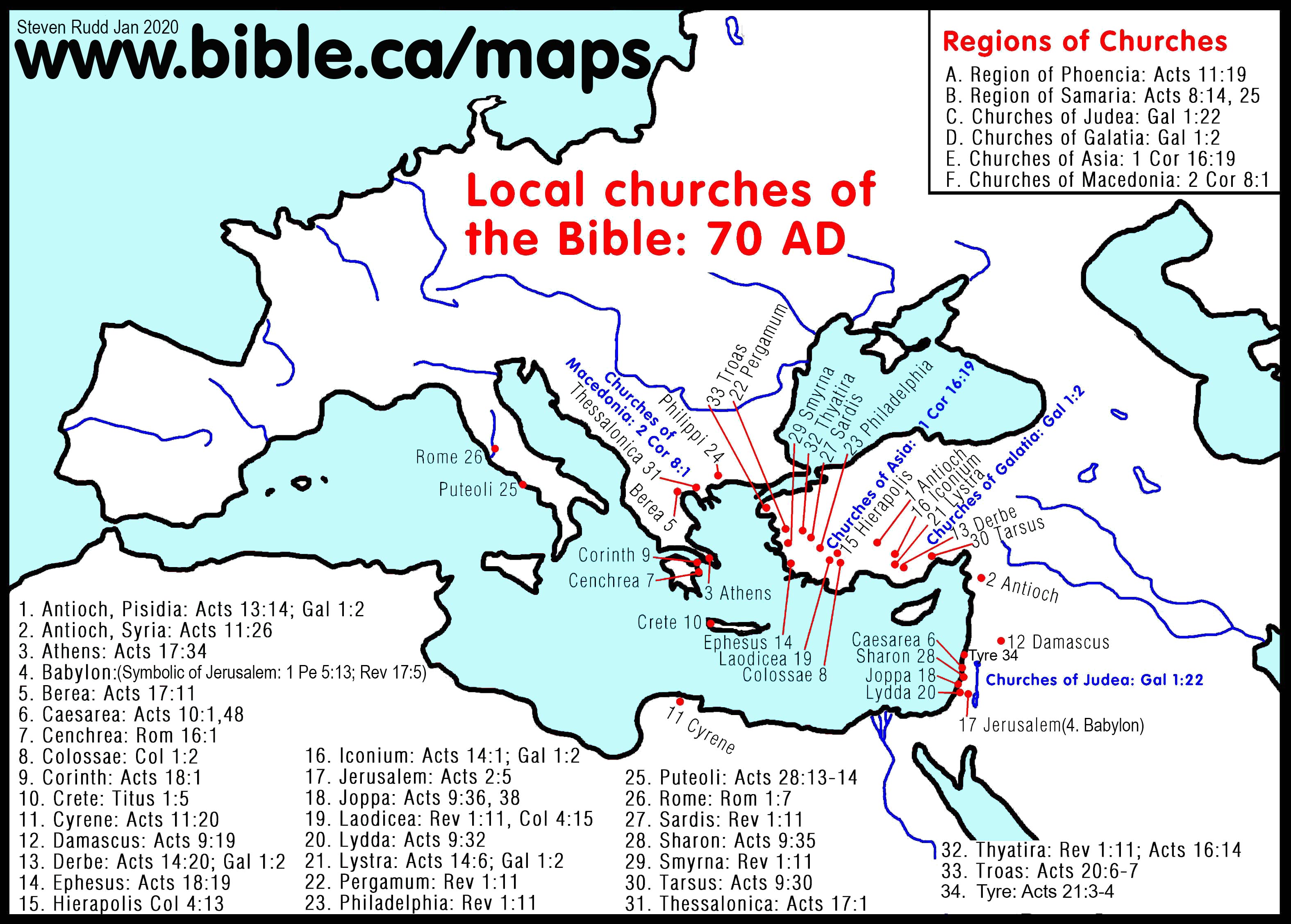 Old Testament Maps And Charts