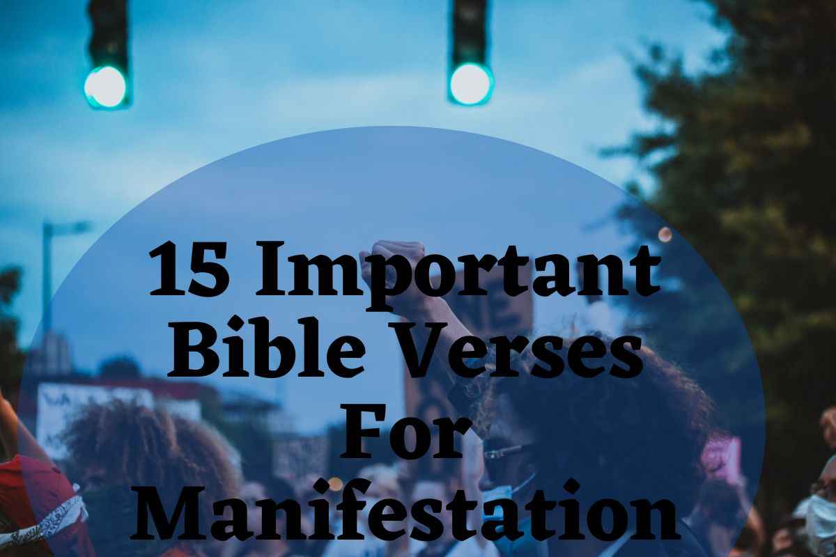 15 Important Bible Verses For Manifestation