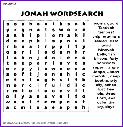 Jonah And The Whale Word Search, 53% OFF