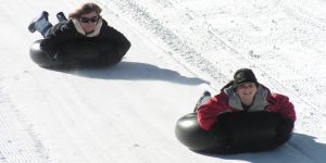 Big Bear Snow Tubing at Alpine Slide - Winter Gets  Early Start