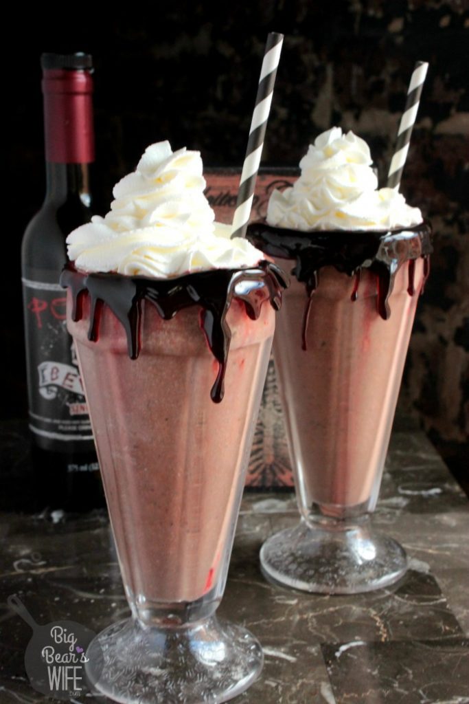 Dracula's Dark Chocolate Milkshakes