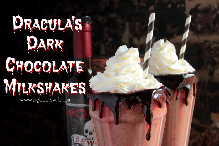 Dracula's Dark Chocolate Milkshakes