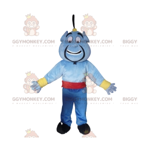 Aladdin Blue Genie BIGGYMONKEY™ Mascot Costume. Genie Costume -