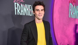 KJ Apa at the Los Angeles special screening of "Lisa Frankenstein" held at Hollywood Athletic Club on February 5, 2024 in Los Angeles, California.