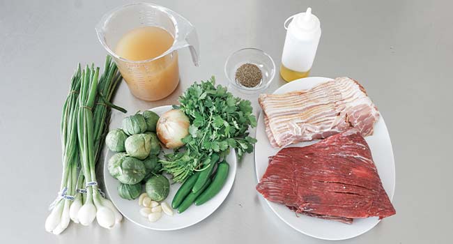 carne en su jugo ingredients