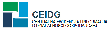 Centralna Ewidencja i Informacja o Działalności Gospodarczej. Otwiera się w nowym oknie